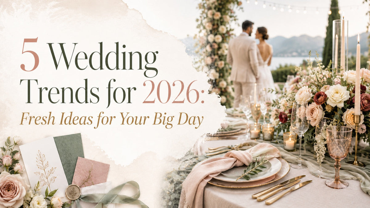 5 Wedding Trends for 2026: Fresh Ideas for Your Big Day