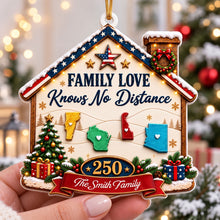 American We Stand - Personalized  3D Acrylic Ornament - Real 3D Ornament