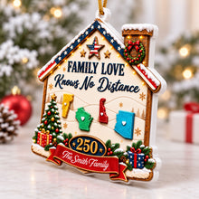American We Stand - Personalized  3D Acrylic Ornament - Real 3D Ornament