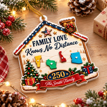 American We Stand - Personalized  3D Acrylic Ornament - Real 3D Ornament