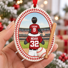 Custom Baseball Lovers - Personalized  3D Acrylic Ornament - Real 3D Ornament