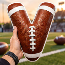 Custom Football Letter Shaped Pillow  - Personalized Christmas Birthday Gifts For Sports Fans, Athletes - Personalized Kids Gifts - Christmas Gift For Sport Lovers