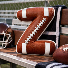 Custom Football Letter Shaped Pillow  - Personalized Christmas Birthday Gifts For Sports Fans, Athletes - Personalized Kids Gifts - Christmas Gift For Sport Lovers