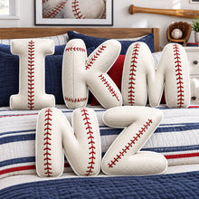 Custom Baseball Letter Shaped Pillow  - Personalized Christmas Birthday Gifts For Sports Fans, Athletes - Personalized Kids Gifts - Christmas Gift For Sport Lovers