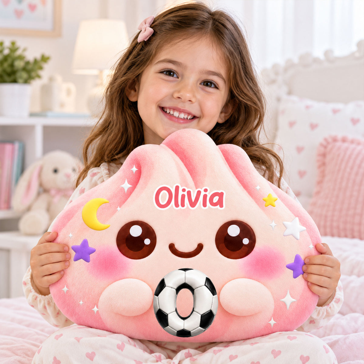 Custom Galaxy Sport Letter Shaped Pillow  - Personalized Christmas Birthday Gifts For Sports Fans, Athletes - Personalized Kids Gifts - Christmas Gift For Sport Lovers