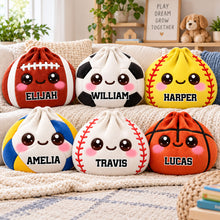 Sports Ball Custom Shaped Pillow  - Personalized Christmas Birthday Gifts For Sports Fans, Athletes - Personalized Kids Gifts - Christmas Gift For Sport Lovers