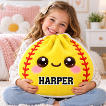 Sports Ball Custom Shaped Pillow  - Personalized Christmas Birthday Gifts For Sports Fans, Athletes - Personalized Kids Gifts - Christmas Gift For Sport Lovers