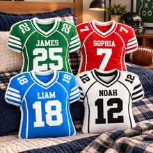 Custom Football Sports Shaped Pillow  - Personalized Christmas Birthday Gifts For Sports Fans, Athletes - Personalized Kids Gifts - Christmas Gift For Sport Lovers