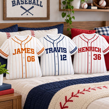 Custom Baseball Uniform Shaped Pillow  - Personalized Christmas Birthday Gifts For Sports Fans, Athletes - Personalized Kids Gifts - Christmas Gift For Sport Lovers