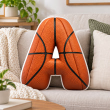Personalized Xmas Letter Basketball Christmas Name - Custom Shape Pillow  - Personalized Kids Gifts - Sport Lovers Gift