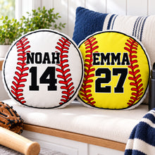 Sports Ball Custom Shaped Pillow - Custom Shape Pillow  - Personalized Kids Gifts - Sport Lovers Gift