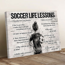 Personalized Soccer Canvas - Custom Name Gift for Young Fans - Gift For Kids