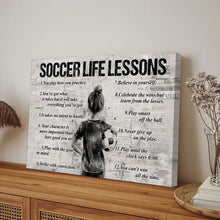Personalized Soccer Canvas - Custom Name Gift for Young Fans - Gift For Kids