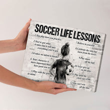 Personalized Soccer Canvas - Custom Name Gift for Young Fans - Gift For Kids
