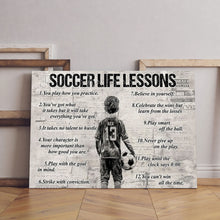 Personalized Soccer Canvas - Custom Name Gift for Young Fans - Gift For Kids