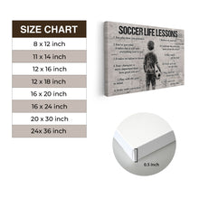 Personalized Soccer Canvas - Custom Name Gift for Young Fans - Gift For Kids