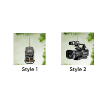 Personalized Professional Video Camera Ornament, Christmas 2D Acrylic Ornament 2026, Gifts For Co-worker, Photographer
