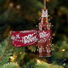 Dr Pepper 2D Acrylic Ornament – Christmas Gift for Soda Lovers