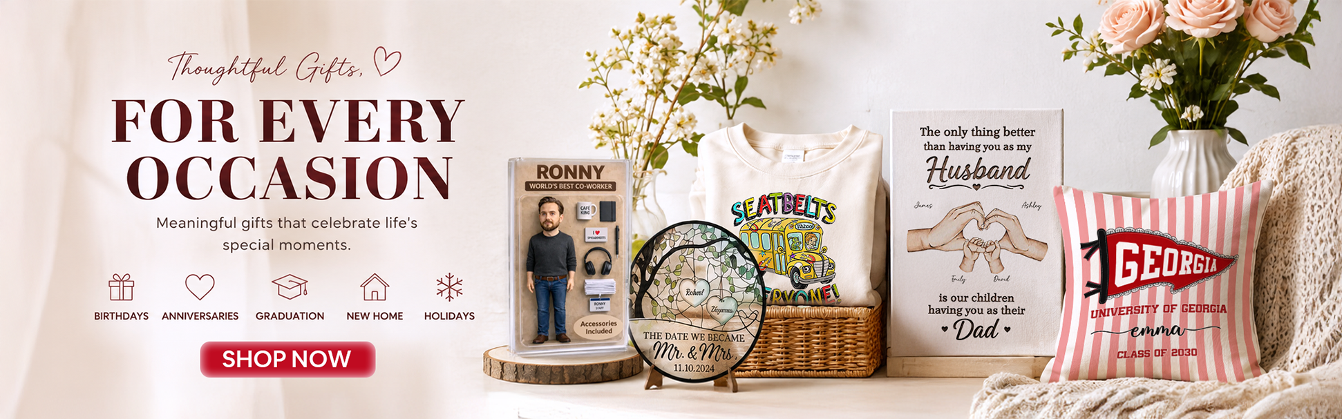 Personalized gifts for every occasion